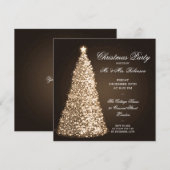 Elegant Gold-kerstfeest Kaart (Voorkant / Achterkant)