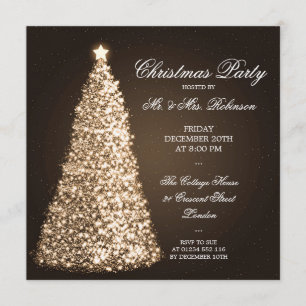 Elegant Gold-kerstfeest Kaart