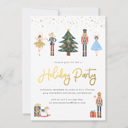 Elegant Gold | kerstfeestdag in de Nutcracker (Voorkant)