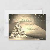 Elegant Gold Kerstmis - Boom Company Kerstparty Kaart (Voorkant)