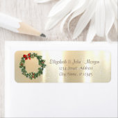 Elegant, Gold Kerstmis, feestdag Etiket (Insitu)