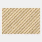 Elegant Gold Kerstmis Inpakpapier Vel (Voorkant 3)