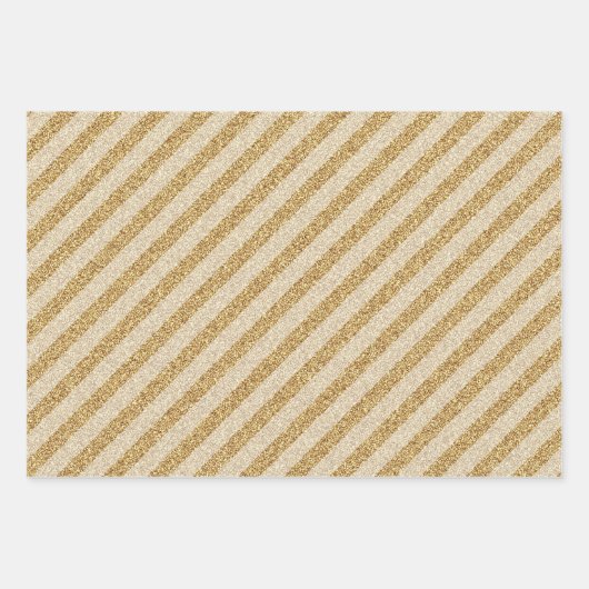 Elegant Gold Kerstmis Inpakpapier Vel (Voorkant 3)