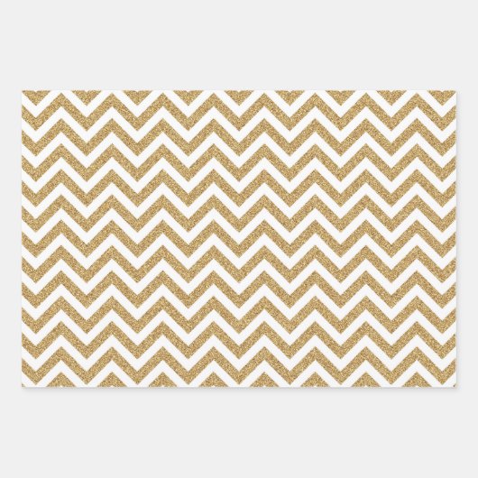 Elegant Gold Kerstmis Inpakpapier Vel (Voorkant 2)