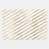 Elegant Gold Kerstmis Snowflake Patroon Inpakpapier Vel (Voorkant 2)
