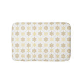Elegant Gold-kerstsnowflakes patroon Badmat (Voorkant)