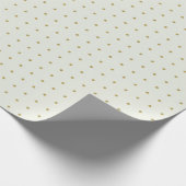 Elegant Gold-kerstwandelpapier met goudwandelwonde Cadeaupapier (Hoek)