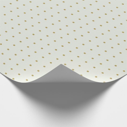 Elegant Gold-kerstwandelpapier met goudwandelwonde Cadeaupapier (Hoek)