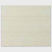 Elegant Gold-kerstwrapppapier Cadeaupapier (Vlak)