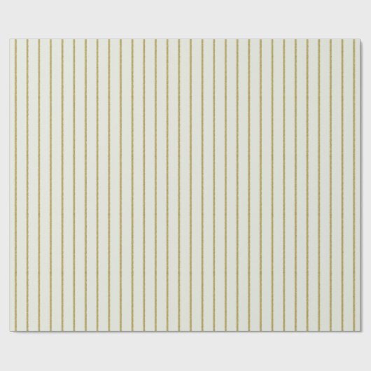 Elegant Gold-kerstwrapppapier Cadeaupapier (Vlak)