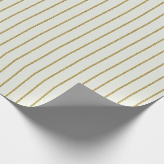 Elegant Gold-kerstwrapppapier Cadeaupapier (Hoek)