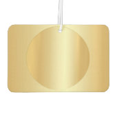 Elegant Gold Kijk Blank met glamour Sjabloon Luchtverfrisser (Achterkant)