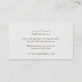 Elegant Gold Kijk  Cirkel Motif Licht Blauw Visitekaartje (Achterkant)