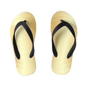 Elegant Gold Kijk Glamoureus Moderne Sjabloon Kinder Teenslippers