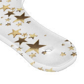 Elegant Gold Kijk Stars Pattern Merry Kerstmis Snijplank (Hoek)