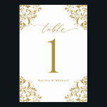 Elegant Gold  klassieke kleine bruiloft Kaart<br><div class="desc">Deze kleine elegante gouden lijstaantallen kenmerken een   hoeken ontwerp met een elegant kalligrafiekmanuscript voor een klassieke en verfijnde blik. Verander uw namen en voeg individueel aan uw kar toe. Deze zijn perfect voor een elegant  gouden bruiloft of evenement.</div>