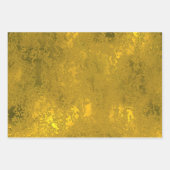 Elegant Gold Lace Effect Inpakpapier Vel (Voorkant 2)
