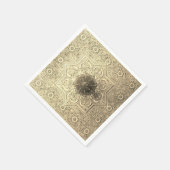 Elegant Gold Lace Pattern Paper Napkins Servet (Hoek)