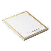 Elegant Gold-laptop Notitieblok (Schuin)