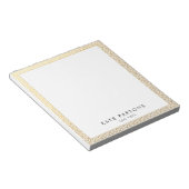 Elegant Gold Lattice Pattern-laptop Notitieblok (Schuin)