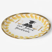 Elegant Gold Law School Afstuderen paper Papieren Bordje (Gekanteld)