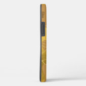 Elegant Gold Leaf en Flower Background Case-Mate iPhone Case (Achterkant / Rechts)