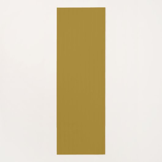 Elegant Gold Leaf en Flower Background Yogamat (Achterkant)