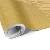 Elegant Gold Leaf Olive Background Cadeaupapier (Rol Hoek)