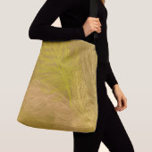 Elegant Gold Leaf Olive Background Crossbody Tas (Dichtbij)