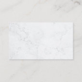 Elegant Gold Leaves Marble Wedding Rsvp Kaart (Achterkant)
