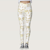 Elegant Gold Leggings (Voorkant)