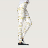 Elegant Gold Leggings (Rechts)