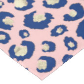 Elegant Gold leopard print Blue Mint Gradient Roze Tafelkleed (Gekanteld)
