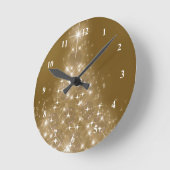 Elegant Gold Lighting-kerstboom Ronde Klok (Hoek)