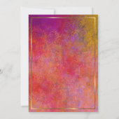 Elegant Gold Lijst 40e geboortedag Kaart (Achterkant)