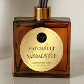 Elegant Gold Logo Business Packaging Productlabel Ronde Sticker