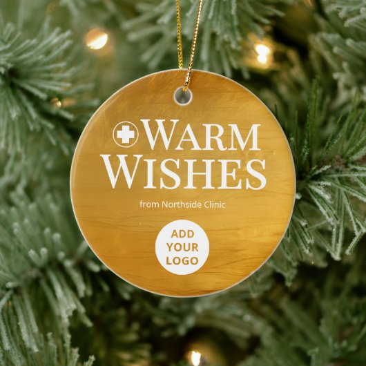 Elegant Gold Logo Ornament for Doctors (Boom)