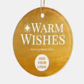 Elegant Gold Logo Ornament for Doctors (Links)