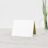 Elegant Gold Lotus Flower Custom Wedding Bedankkaart (Achterkant)