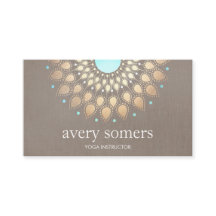 Elegant Gold  Lotus Mandala Taupe Linen Kijk uit