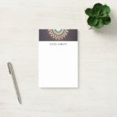 Elegant Gold  Lotus Mandala Wood Kijk uit Post-it® Notes (Kantoor)