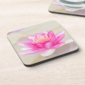 Elegant Gold Lotus, Yoga Bier Onderzetter (Linkerzijde)