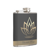 Elegant Gold Lotus, Yoga Heupfles (Rechts)