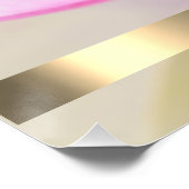 Elegant Gold, Lotus, Yoga Perfect Poster (Hoek)