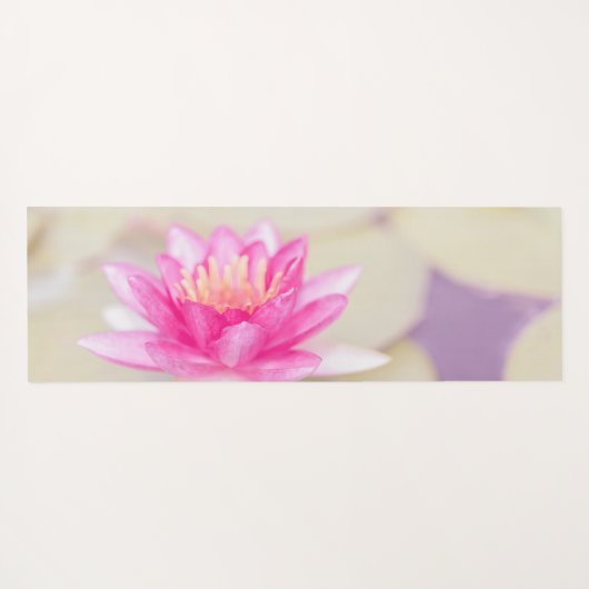 Elegant Gold, Lotus, Yoga Yogamat (Achterkant (horizontaal))