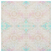Elegant Gold Mandala en holografisch glitter desig Stof (Swatch)