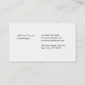 Elegant Gold Mandala Roze Beauty Salon Visitekaartje (Achterkant)