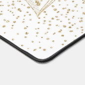 Elegant Gold Mandala Stippen Design Bureaumat (Hoek)