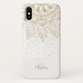 Elegant Gold Mandala Stippen Design Case-Mate iPhone Case (Achterkant)