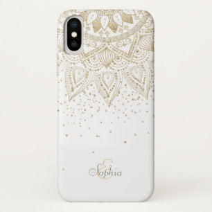 Elegant Gold Mandala Stippen Design Case-Mate iPhone Case